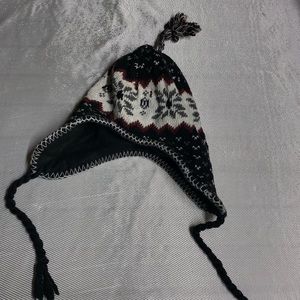 Winter knitted cap